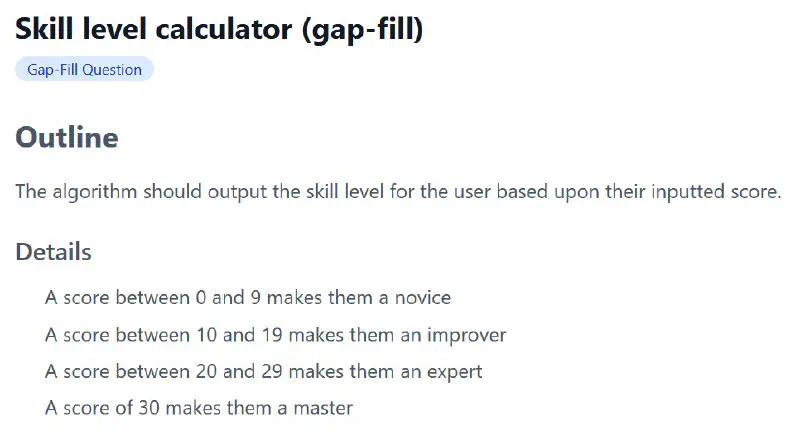 Student view of description